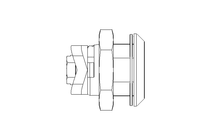 Drehriegel mit Zunge H18