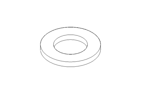 Unterlegscheibe 17x30x3 1.4301 DIN125