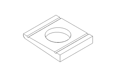 Washer for U-beam 17.5 St-Zn DIN434