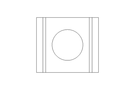 Washer for U-beam 17.5 St-Zn DIN434