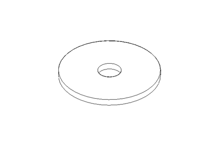 Rondella distanziale 10,5x45x3 A2