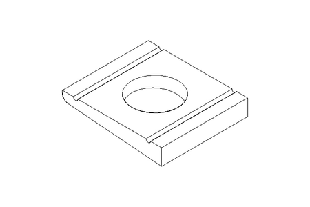 Washer for U-beam 14 St-Zn DIN434