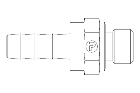 Gewindetülle G 1/8" DN 6 1.4401