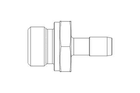 HOSE NOZZLE        G1/2" 9mm 1.4571