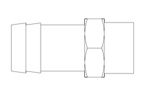 EMBOUT DE TUYAU   R1/2 160/ 3A