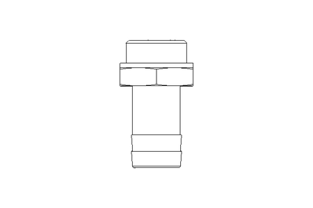 Gewindetülle G 3/4" LW 9 Alu