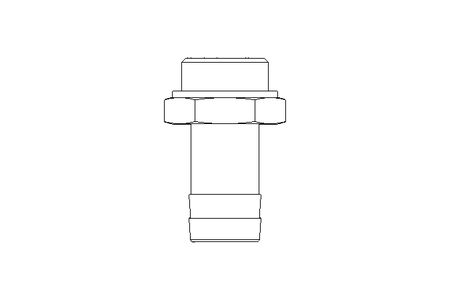 Gewindetülle G 3/4" LW 9 Alu