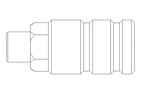 Schlauchkupplung DN4 Ms