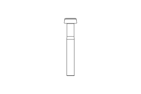 Vis cyl. M8x55 A2 DIN84