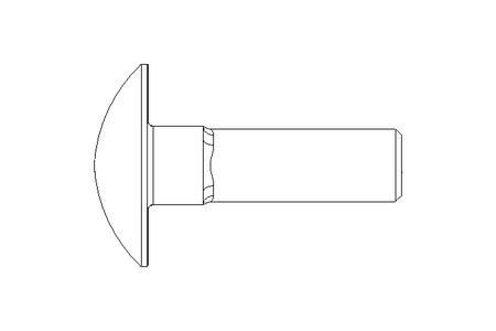 Round head screw M6x20 A2 DIN603