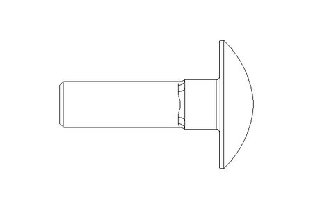 Round head screw M6x20 A2 DIN603