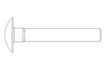 Round head screw M6x40 A2 DIN603