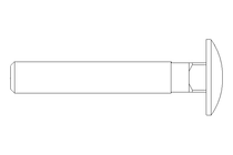 Flachrundschraube M8x50 DIN603