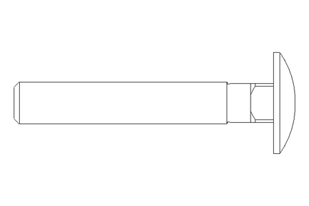 Vite testa a calot.piatta M8x50 DIN603