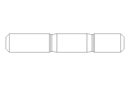 Stiftschraube M8x35 DIN835-ZnNi/T2/720h