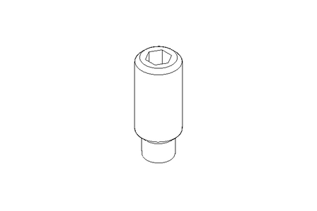 Espárrago allen M10x25 A2 DIN915