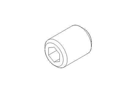 Parafuso sem cabeça M12x16 A2 DIN916