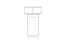 Tornillo cab. hexag. ISO4017 M12x25 A2