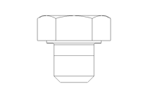 Vite a testa esagonale M5x5 A2 70