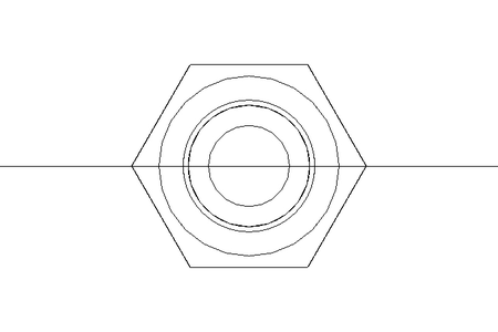 Hexagon screw M6x35 A2 70 ISO4017-KLF