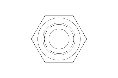 Hexagon screw M8x10 8.8 ISO4017