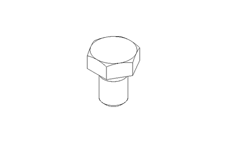 HEXAGON SCREW M 8X 12 8.8:ZN  D933