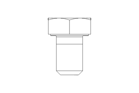 HEXAGON SCREW M 8X 12 8.8:ZN  D933