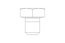 Hexagon screw M10x12 8.8 ISO4017