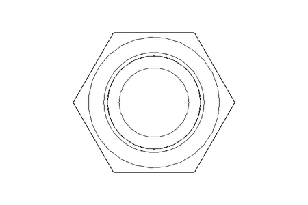 Hexagon screw   M16X 65  ST DIN 933