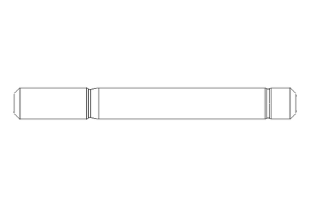 Stud bolt M8x65 A2 DIN938