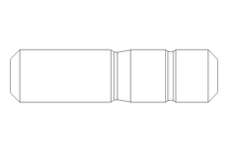 Stud bolt M10x30 A2 DIN938