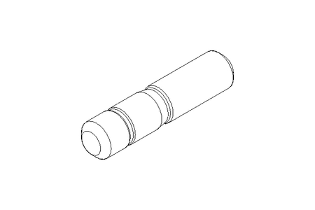 Goujon fileté M10x35 DIN938-ZnNi/T2/720h