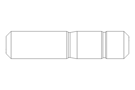 Stud bolt M10x35 DIN938-ZnNi/T2/720h