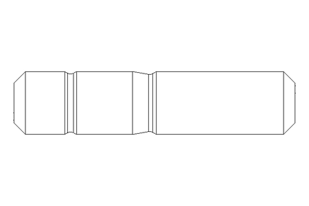 Stud bolt M10x35 DIN938-ZnNi/T2/720h