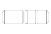 Stud bolt M12x30 A2 DIN938