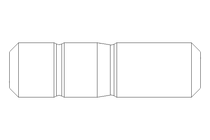 Espárra c/ extremos rosc. M12x30 DIN938