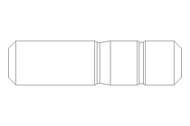 Espárra c/ extremos rosc. M12x35 DIN938