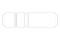 Stud bolt M16x45 DIN938-ZnNi/T2/720h