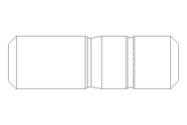 Goujon fileté M20x45 A2 DIN938