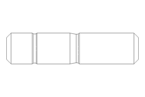 Stiftschraube M24x80 DIN938-ZnNi/T2/720h