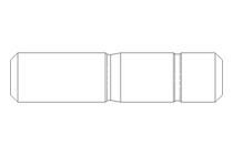 STUD         M24X 80 STZN D938