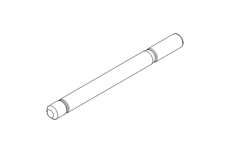 Stiftschraube M6x65 A2 DIN939