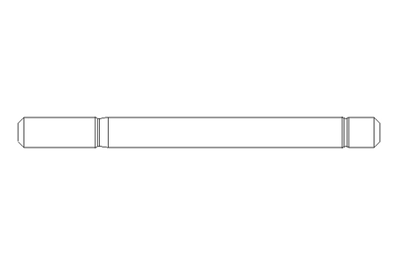 Stud bolt M6x65 A2 DIN939