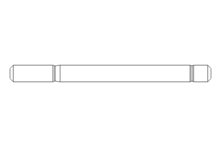 Stud bolt M6x65 A2 DIN939