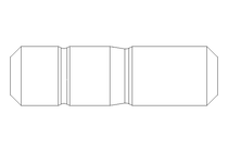 Goujon fileté M10x25 DIN938-ZnNi/T2/720h