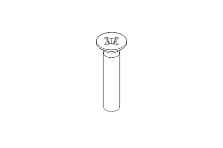 Countersunk head screw M4x20 A2 70