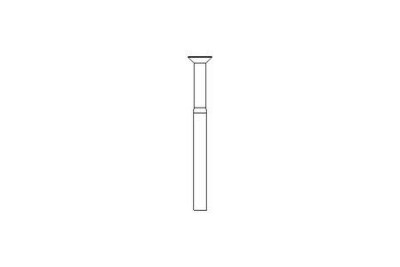 Countersunk head screw M5x60 A2 70