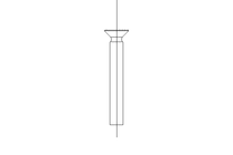 Countersunk head screw M6x45 A2 70