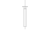 Countersunk head screw M6x45 A2 70