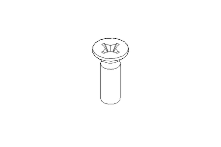 Countersunk head screw M8x25 A2 70